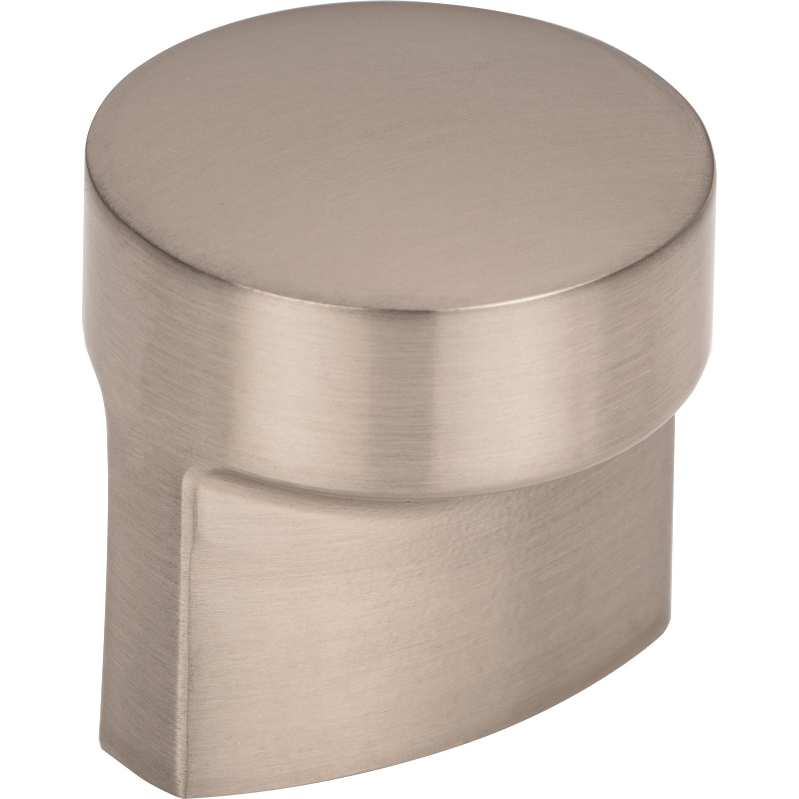 Hartridge 1 1/8" Length Cylindrical Knob, Brushed Satin Nickel