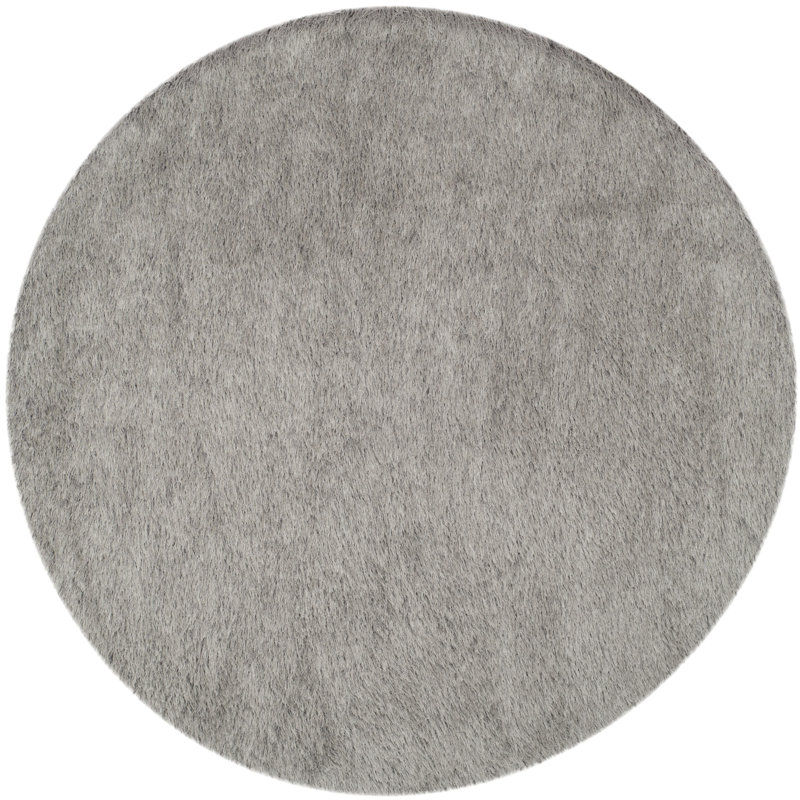 Venice Shag Hand Tufted Performance Rug, Round 6'