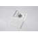 Streamline 42 in. x 34 in. Alcove Acrylic Shower Base in Glossy White With Right Drain, Drain Included