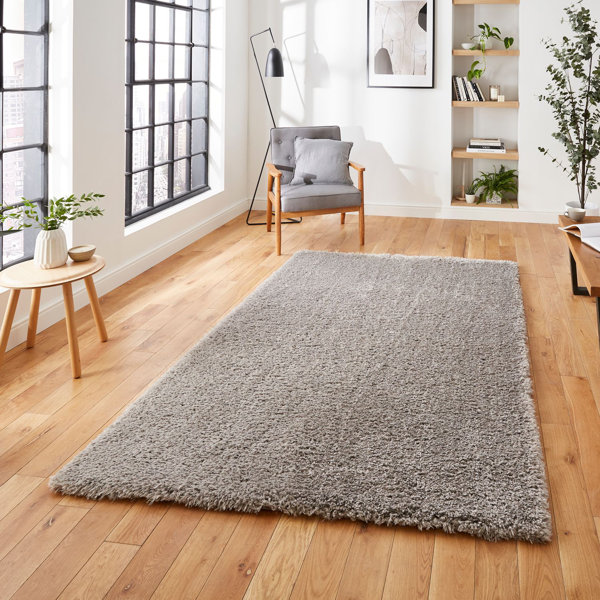 Latitude Run Alvery area rug Machine Woven Rectangle Grey | Wayfair.co.uk