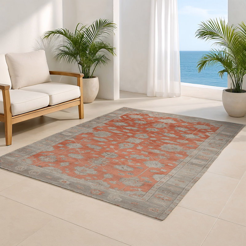 Tapis gris intérieur et extérieur surteint, Rectangle 4pi x 6 pi