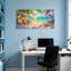 Nautique et plage Plage tropicale avec palmiers et fleurs-1368980407