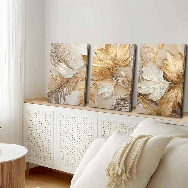 3 Piece Wrapped Canvas Print, 40 cm H x 30 cm W