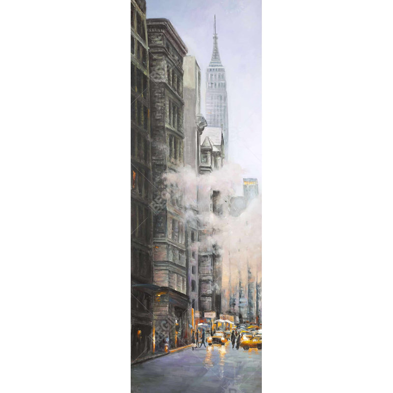 «Morning in New York City», toile encadrée | Décoration de chambre américaine