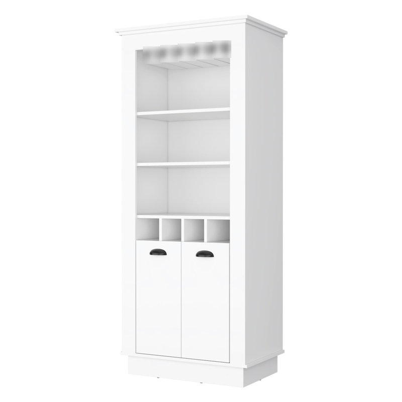 Armoire-bar à vin Tyler, Blanc