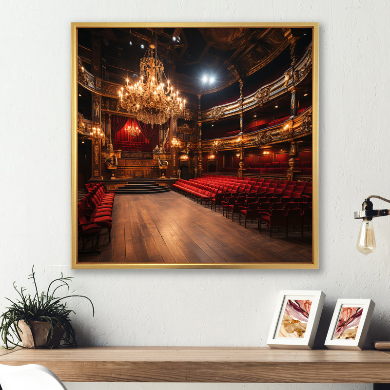 Photo de théâtre byzantin - art mural de théâtre, Or, H 30 po x l 30 po