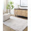 Machine Washable Shaggy Boho Beige Area Rug-974249365