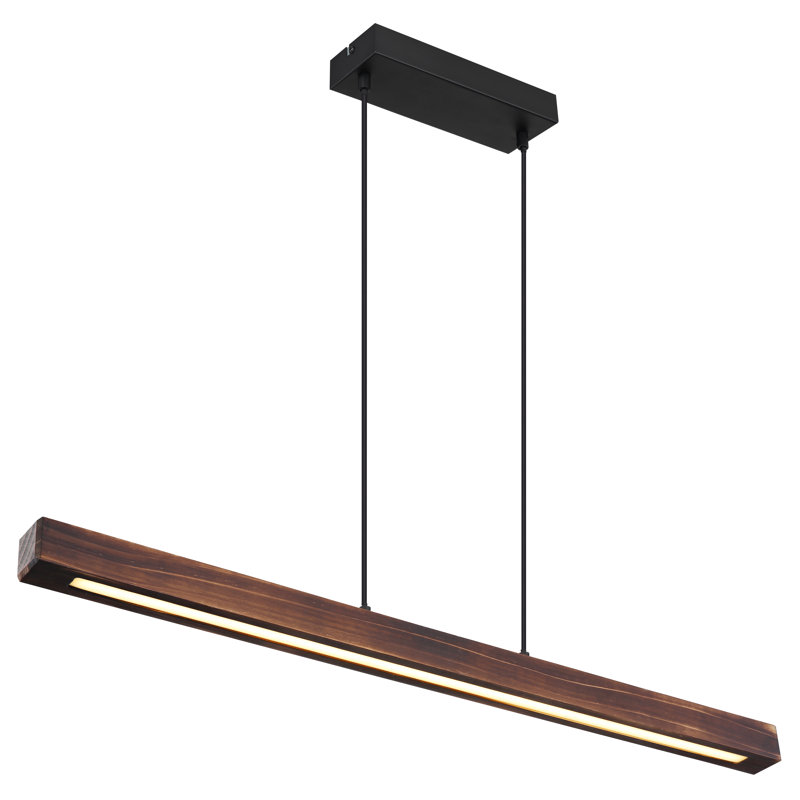 1 - Light Matte Black LED Pendant