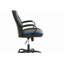 Chaise de bureau en similicuir noir-282148406