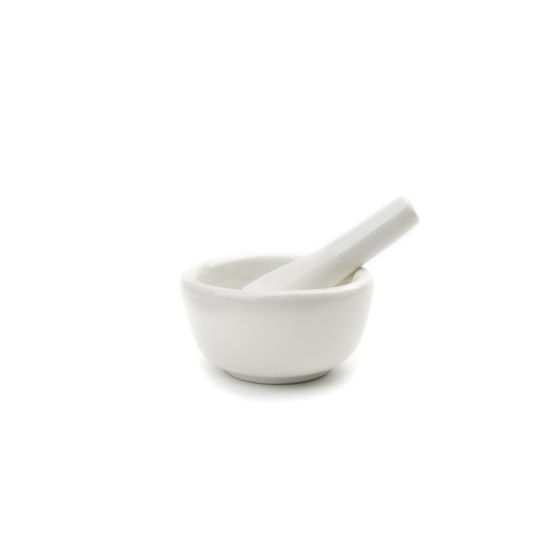 Porcelain Mortar And Pestle Set