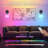 Black Wireless Rechargeable Wall Sconces Set Of 2 With Remote Control, Battery Operated LED Dimmable Wall Lights, RGB 12 Colors & 3 CCT Bulb With Opal White Glass Shade-126228599