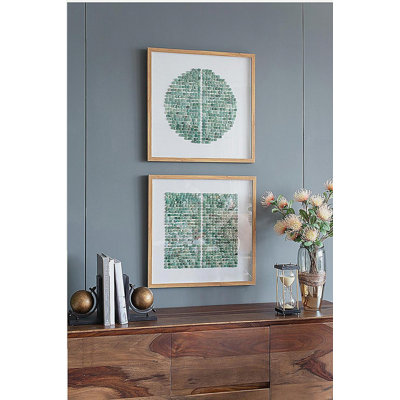 Ensemble d'art mural 23,5 "x 23,5" Elos