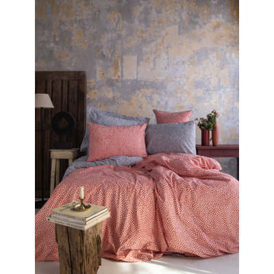 Cotton Duvet Cover with Pillowcases Included