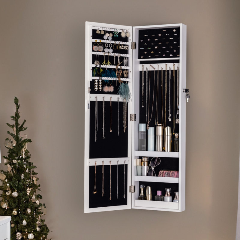 Armoire à bijoux avec miroir Mercedys