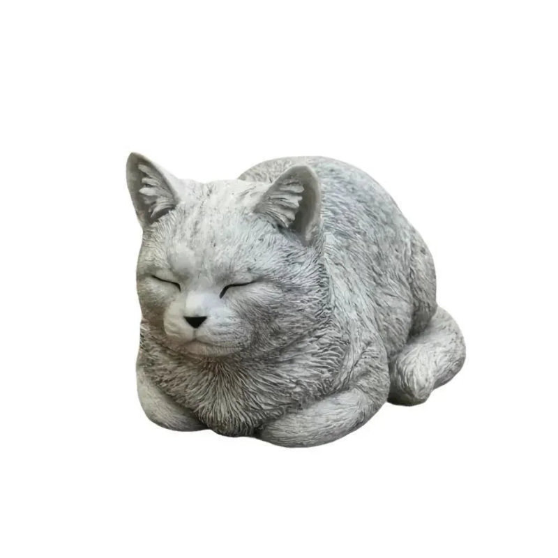 Realistic Cute Cat Garden Statue For Outdoor & Indoor Decor