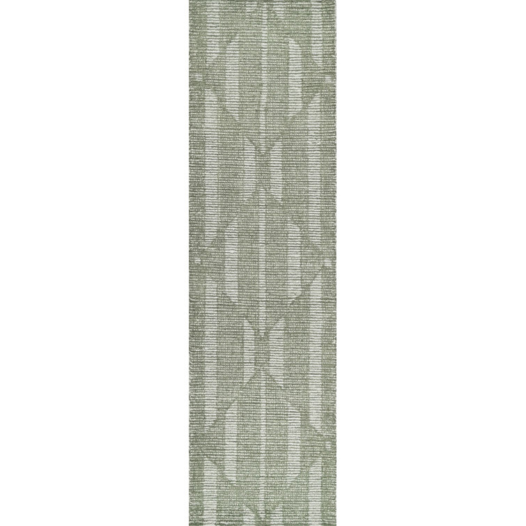 Hazen Hand Tufted Wool Geometric Indoor Rug
