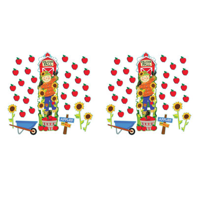 Fall/Harvest All-In-One Door Décor Kit Bulletin Board Cut out