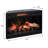 Lagoudera Symple Stuff Black Recessed Wall Mounted Electric Fireplace with BTU 5200-214275739-214275738