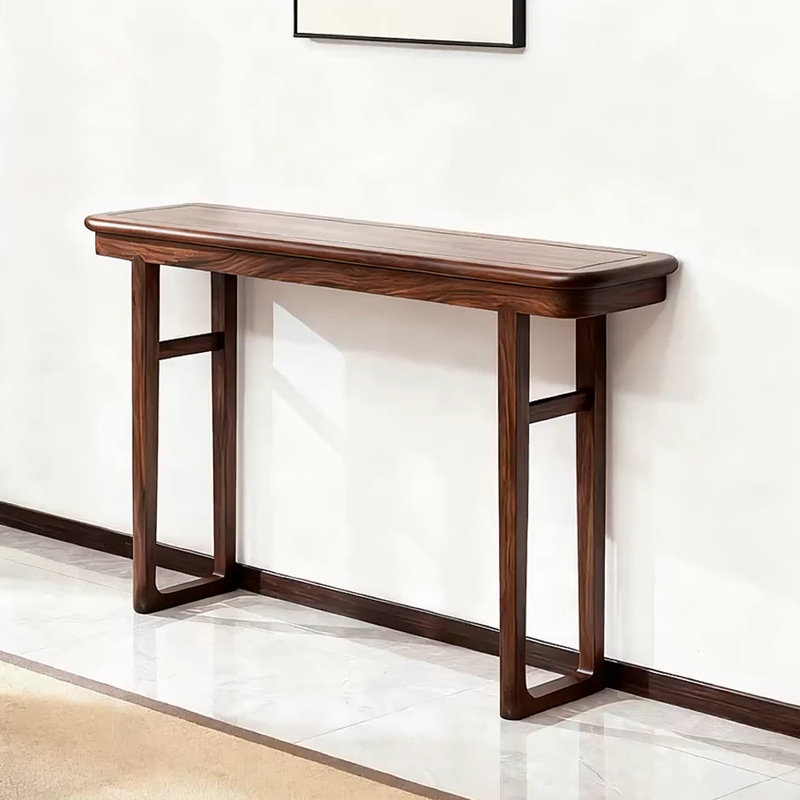 Console simple de style chinois, H 35,4 po x l 47,2 po x P 15,7 po