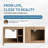 Petref 24'' Wall Mounted Single Bathroom Vanity with Ceramic Top