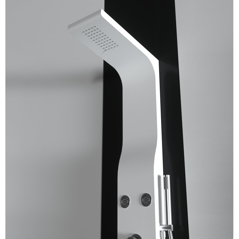 Hydromassage Shower Tower Panel, White