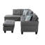 Canapé et méridienne de 97 po de large avec repose-pieds Manervia-1929739342-1929724705