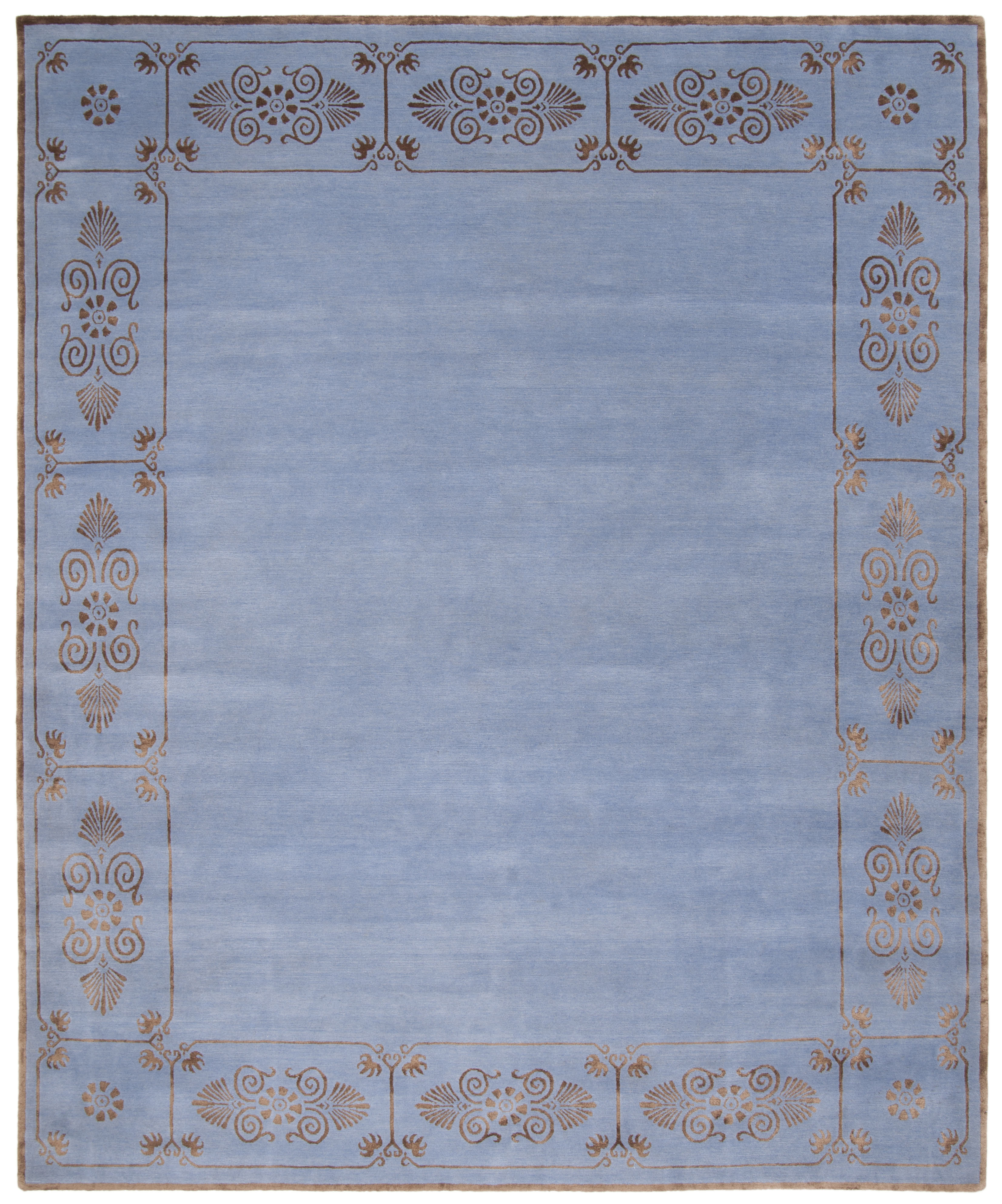 Safavieh Jamie Drake Hand Knotted Silk And Wool Geometric Rug | Wayfair