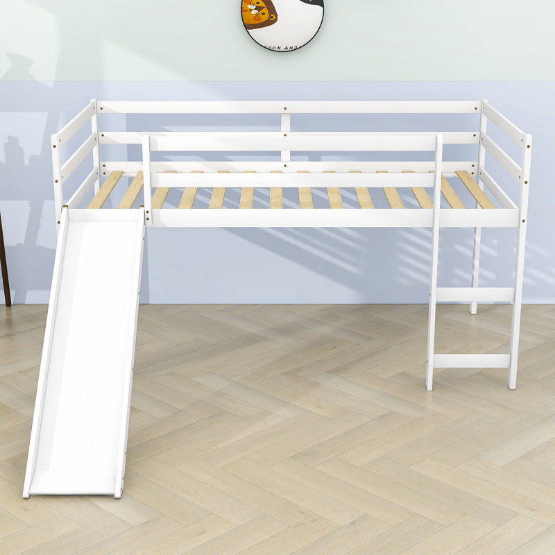 Lit mezzanine simple Giannetto par Harriet Bee, Blanc