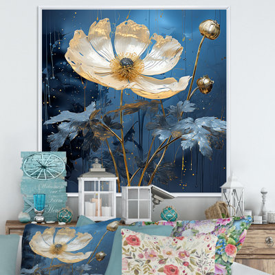 Ranunculus, fleurs sur toile