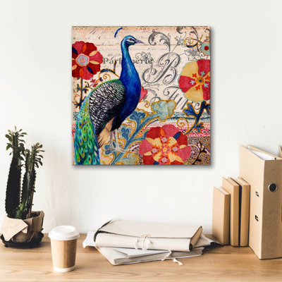 «Peacock Dcor 1» par Art Licensing Studio, art mural sur toile