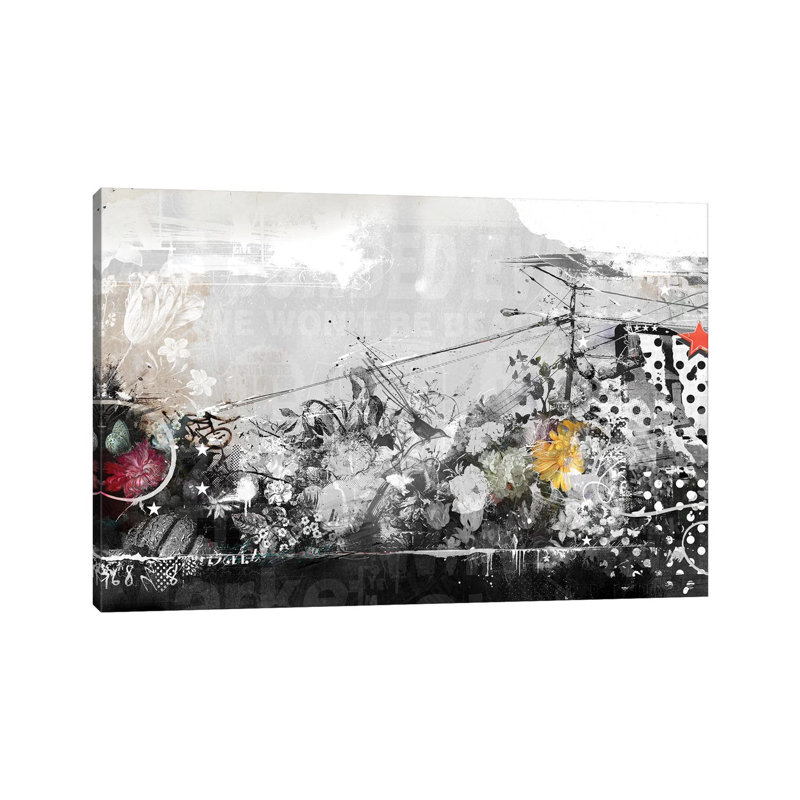 Flourish 1 Piece Wall Art on Canvas, 20.32cm H x 30.48cm W