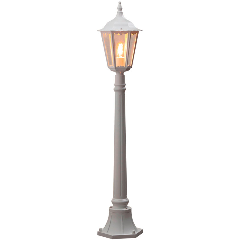 Firenze Transparent Pier Mount Light, White, 55 cm H