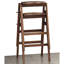 2 tabourets de hauteur de comptoir empilables de style Mid-Century moderne, en bois d'hévéa massif, couleur noyer, assise confortable avec l 16 po x P 19,08 po et H 29,55 po