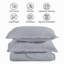 Ensemble de couvre-lit en microfibre embossée 3 pièces avec taies d'oreiller assorties-113737671-113737682