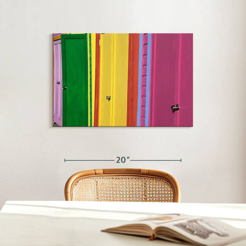 Lilie Vibrant Caribbean Door, 16" H x 24" W
