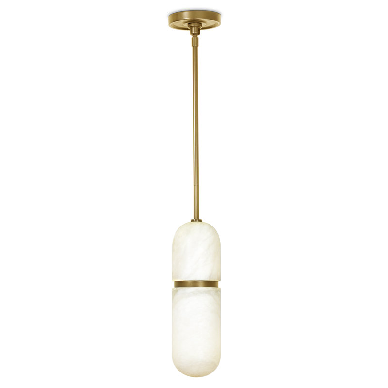 Salon 2 - Light Pendant, Natural Brass