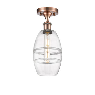 Plafonnier semi-encastré 1 lumière Ballston - Abiagael