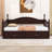 Twin Daybed with Trundle and 2 Drawer Storage MDF Daybed-1233760580
