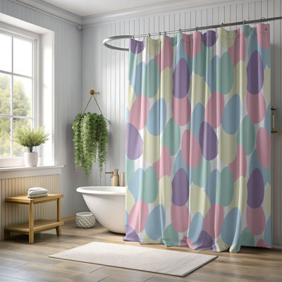 Pastel Spring - 1 Piece Standard Shower Curtain
