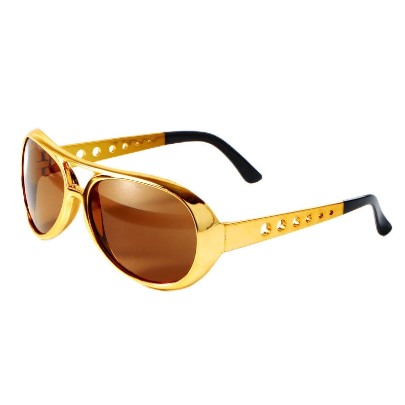 Joyfy Gold Sunglasses Disco Glasses