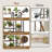 11-Tier Wooden Plant Stand With 8 Grow Lights