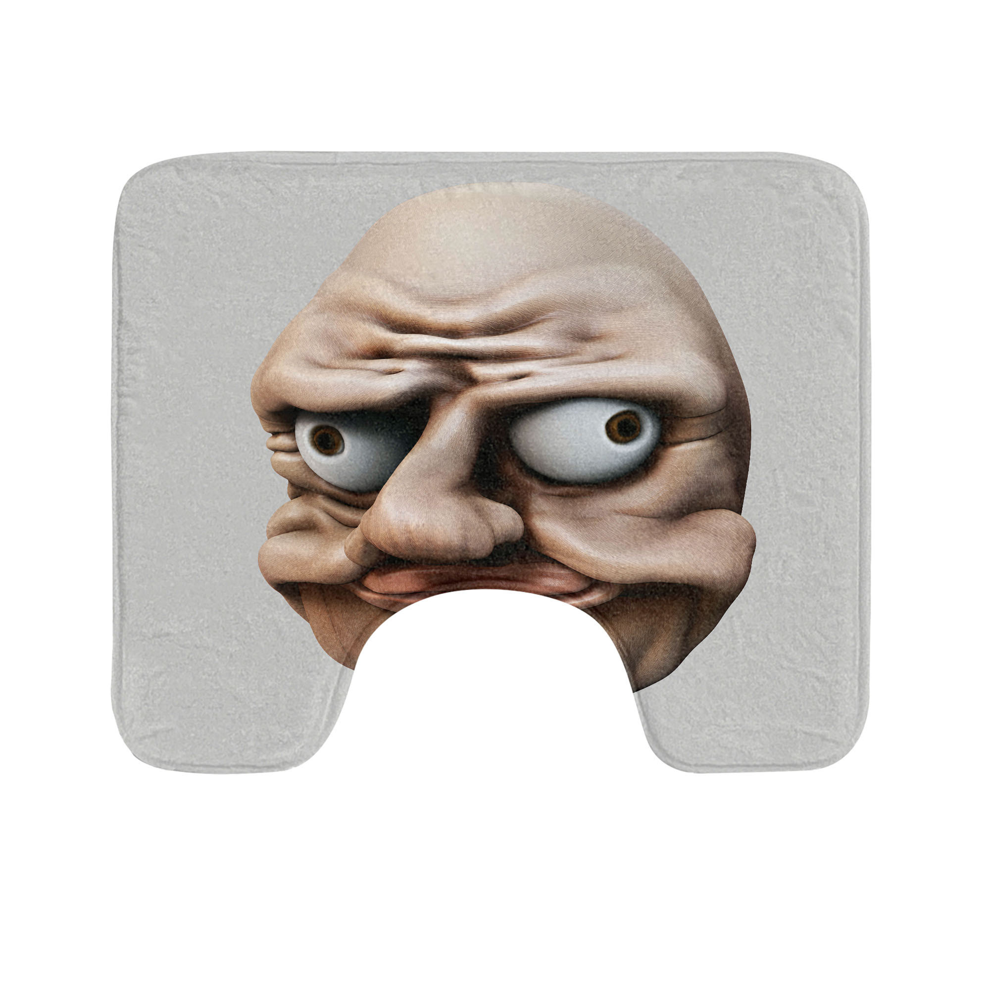 Ophelia & Co. Humor Toilet Mat U-Shape Bathroom Rug 20