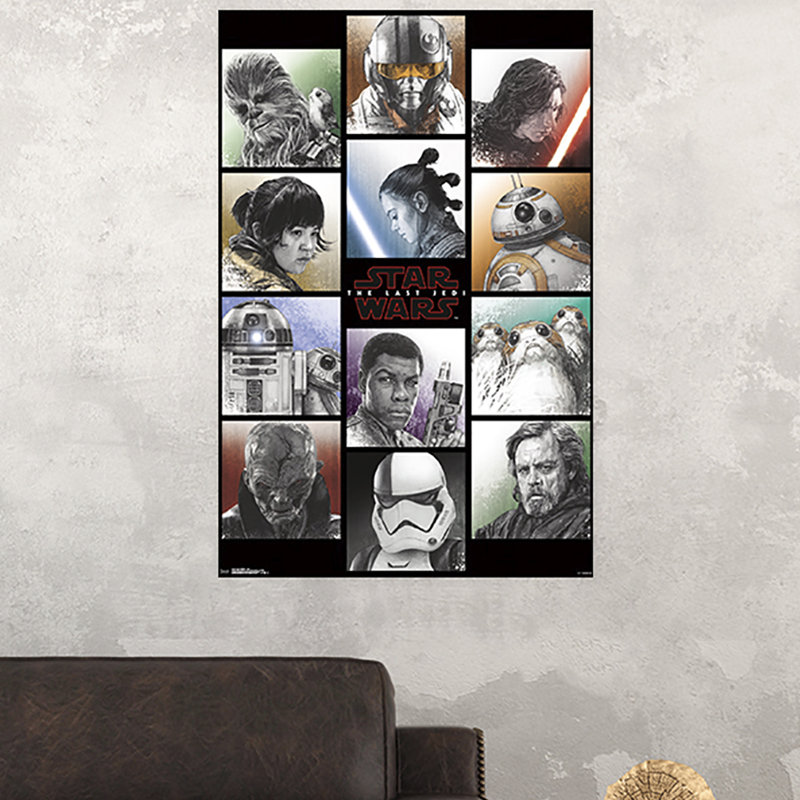 « the last jedi », impression sur papier
