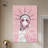Statue of Glam Canvas Pink Pop Wall Art by Art Remedy-107430899-107430877