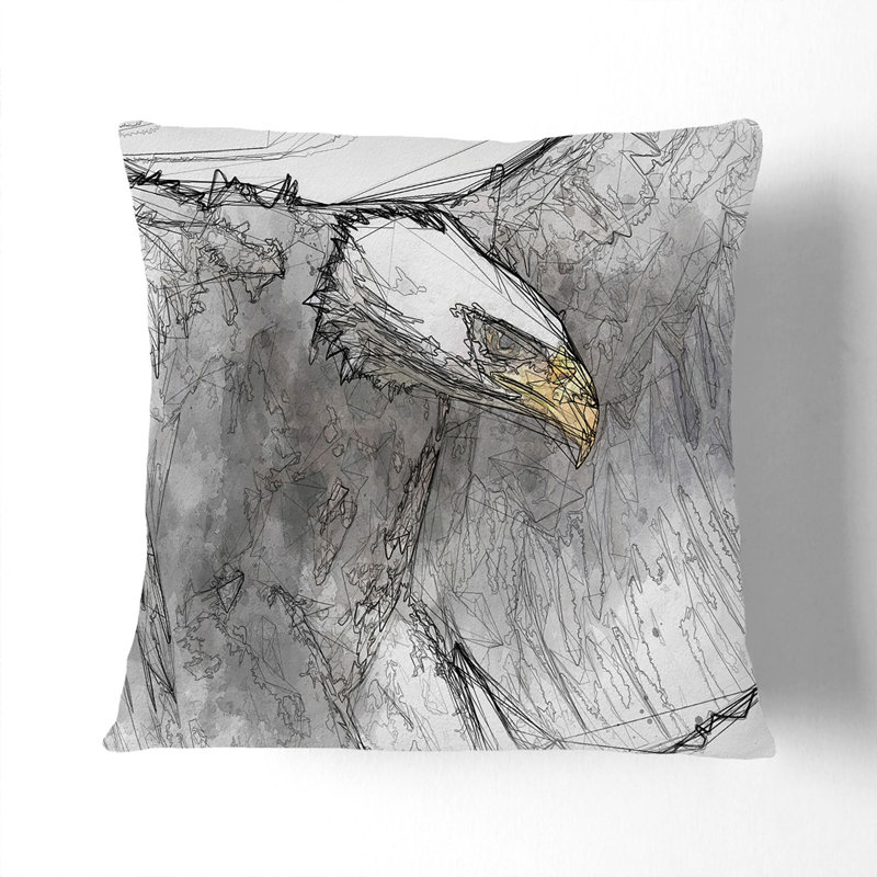 Square Throw Cushion, Stone, 40cm H x 40cm W x 15cm D
