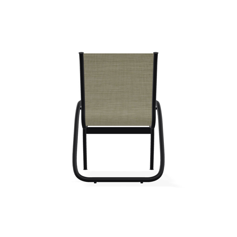Fauteuil de patio Gardenella, Bristol taupe Sunbrella®, Noir texturé