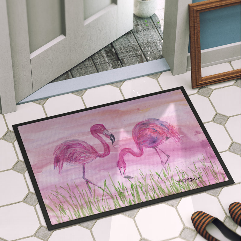 Saldana Non-Slip Outdoor Doormat, Rectangle 2' x 3'