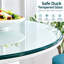 Plateau de table rond de rechange en verre épais de 0,28 po Ivy Bronx-920703960