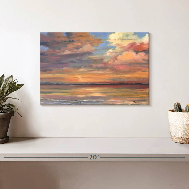 Gillard Shell Island Sunset, 8" H x 12" W
