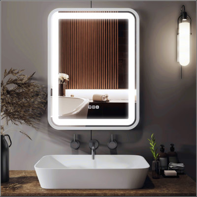Innovative Bathroom Vanity Mirror With Smart LED And Anti-Fog Functionality